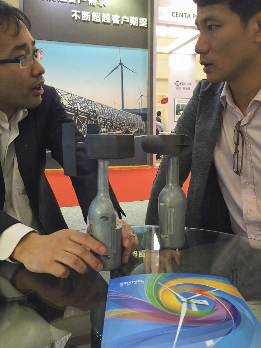 Customer meetings at China WindPower.