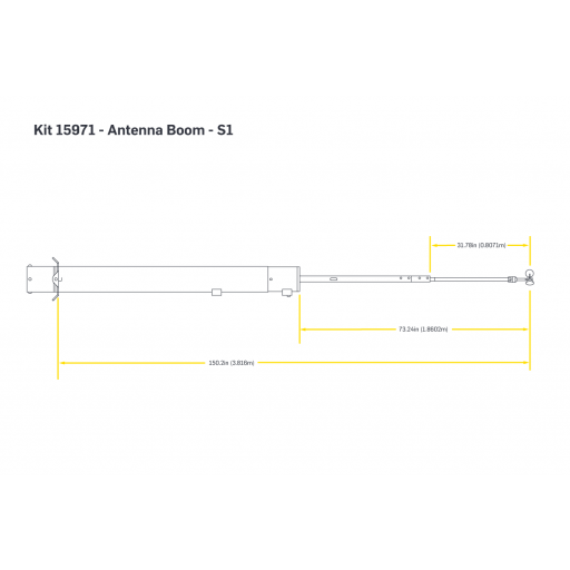 View Support Resources for Mounting Boom | Antenna, S1/WindSensor