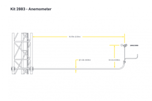 Mounting Boom | 2.87m (113"), Lattice