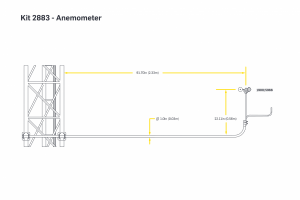 Mounting Boom | 2.87m (113"), Lattice