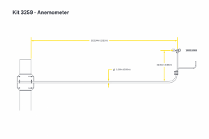 Mounting Boom | 2.87m (113"), Tubular