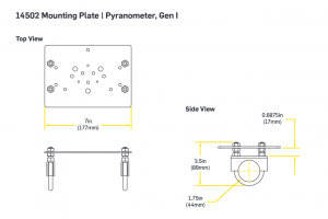 Mounting Plate | Pyranometer, Gen I